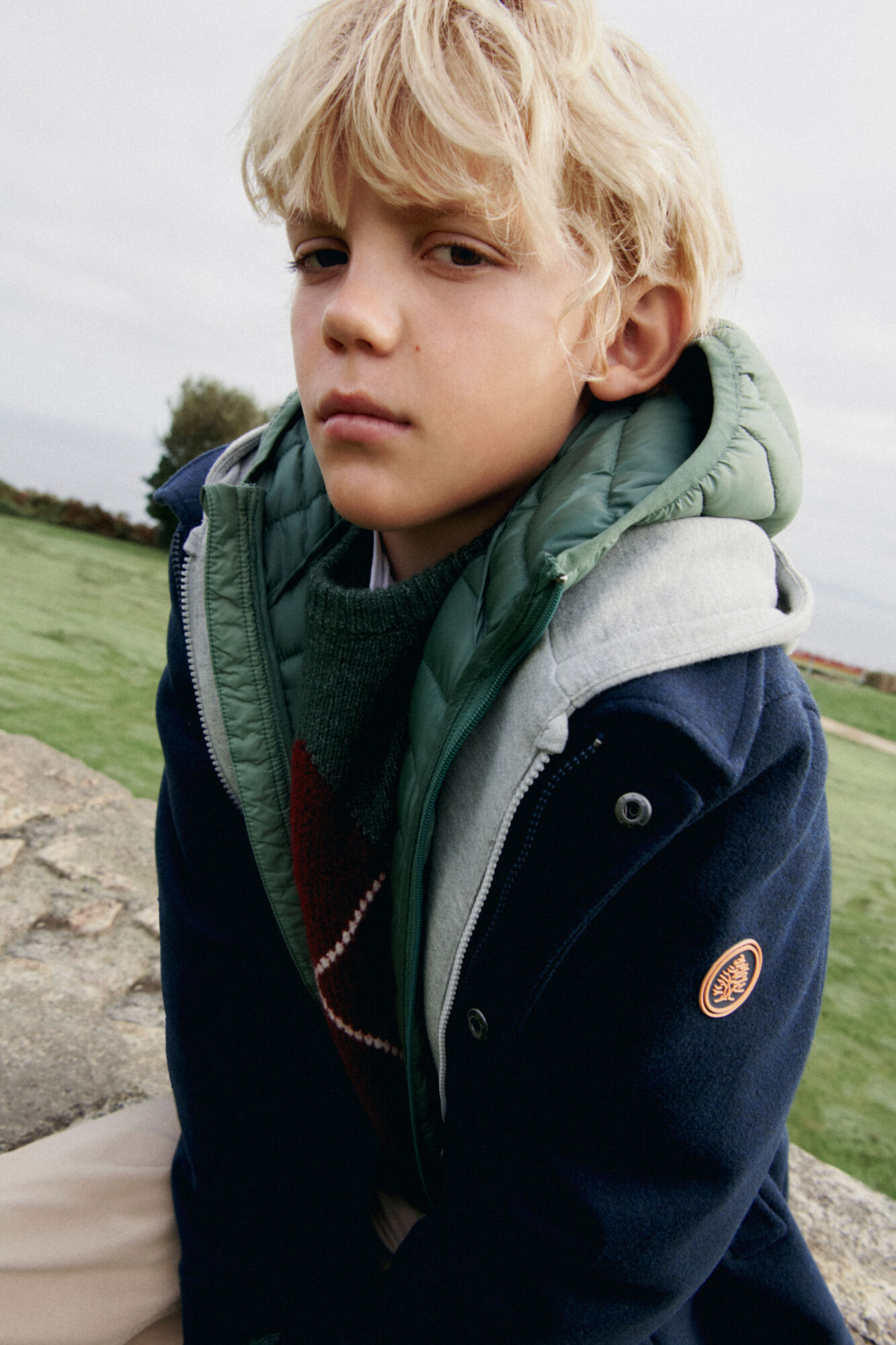 Springfield Kids Dečja platnena parka jakna