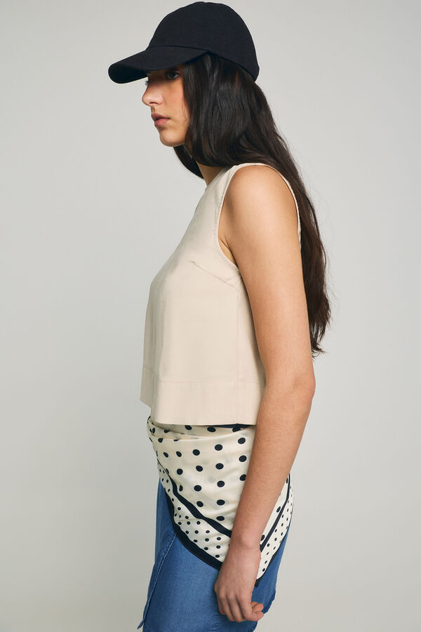 Only Sleeveless top brown