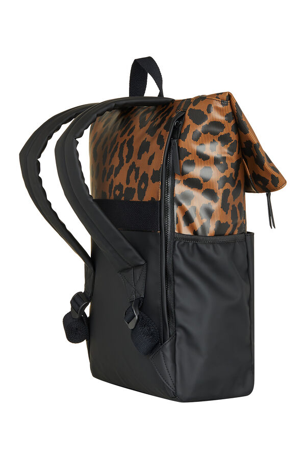 Roxy Mochila mediana con cremallera negro