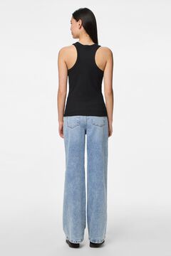 Pieces T-shirt b&aacute;sica tipo nadadora