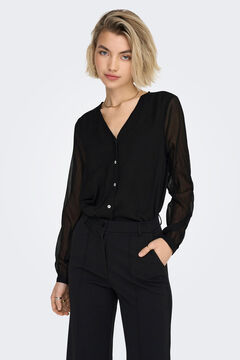 Springfield Long sleeve blouse black