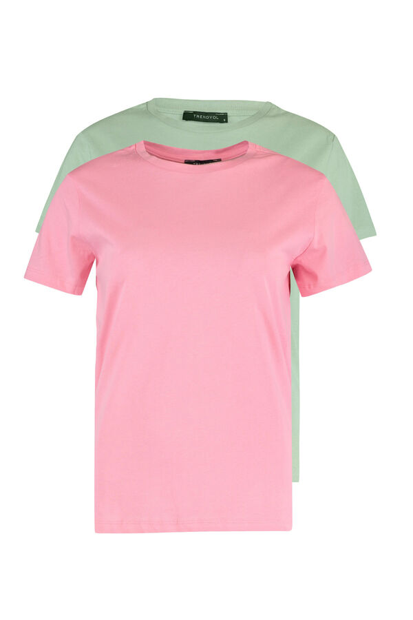 Trendyol Pack of 2 short sleeve T-shirts printed