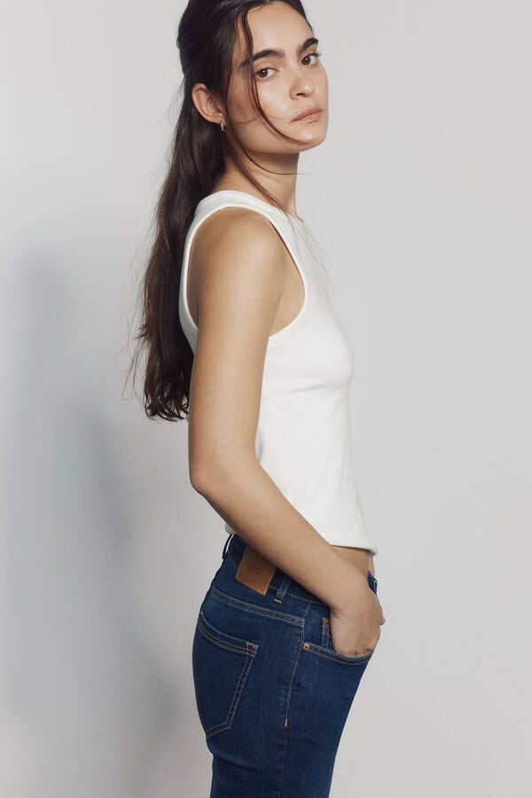 Springfield Cal&ccedil;as jeans flare azul