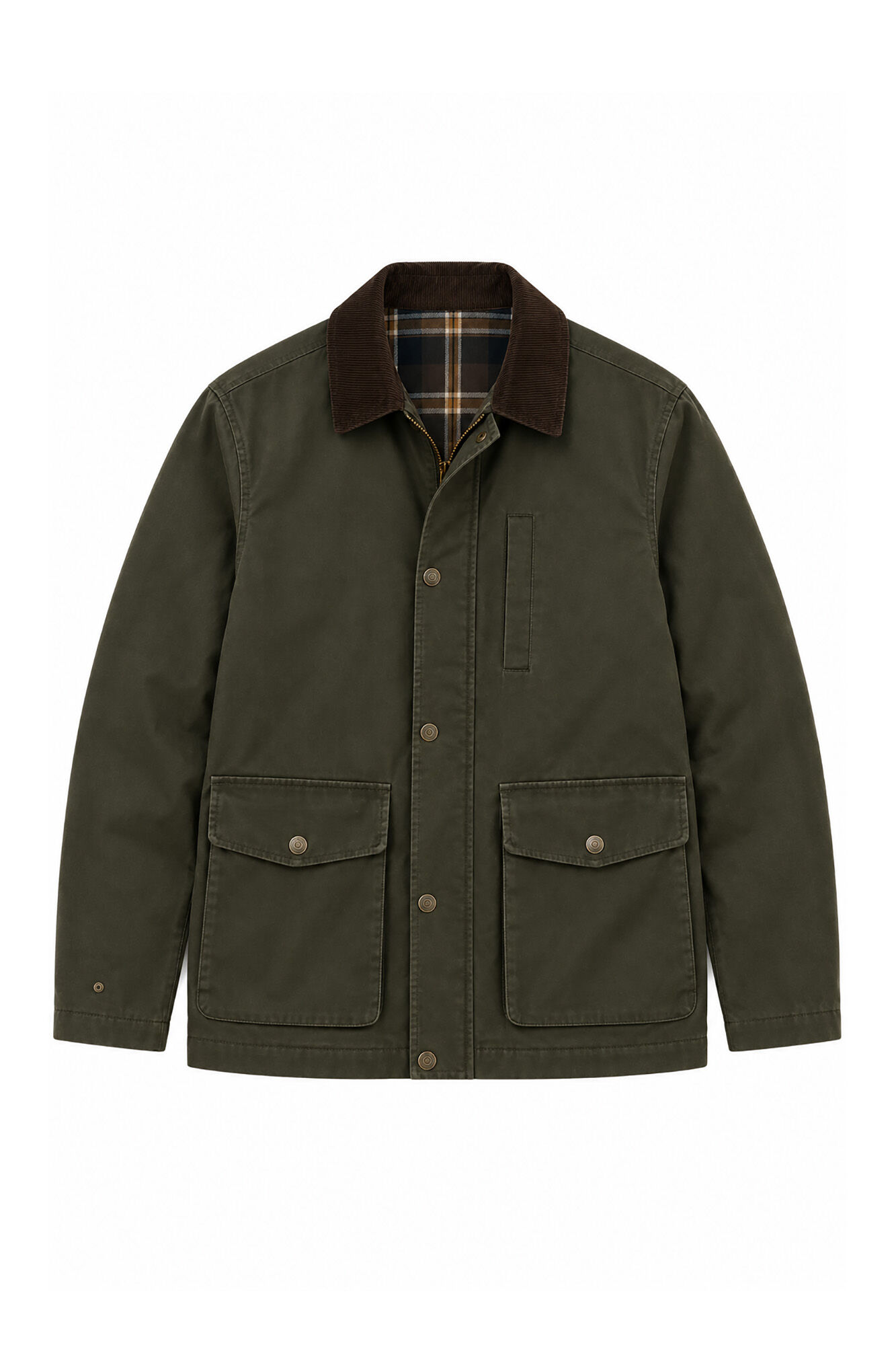 Springfield Short corduroy collar parka