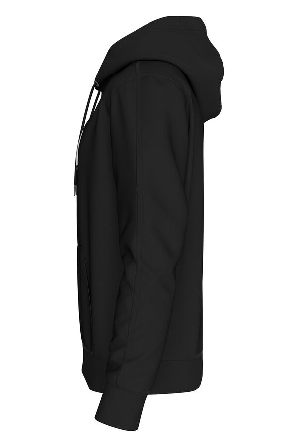 CK Jeans Sudadera con capucha y gr&aacute;fico negro