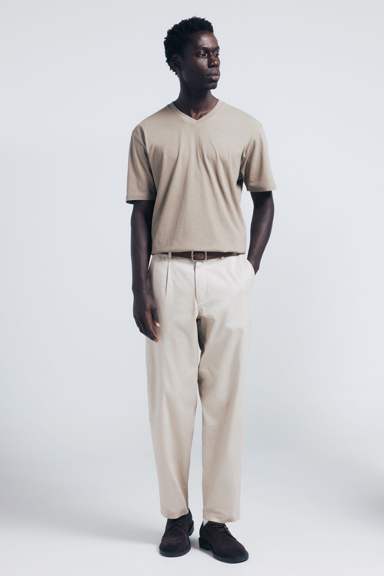 Springfield Essential V-neck T-shirt