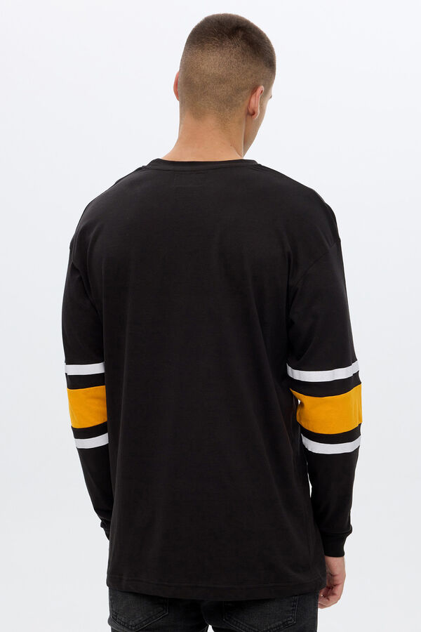 Springfield Camiseta Print Deportivo negro