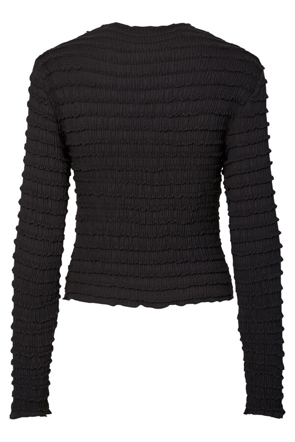 Pieces Top texture Crna