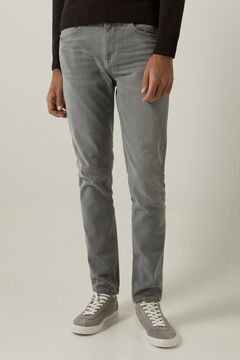 Springfield Jeans skinny gris lavado medio claro grey