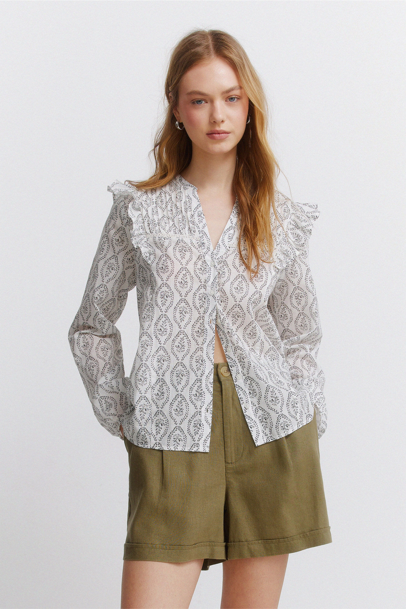 Springfield Blouse &agrave; volume et volants