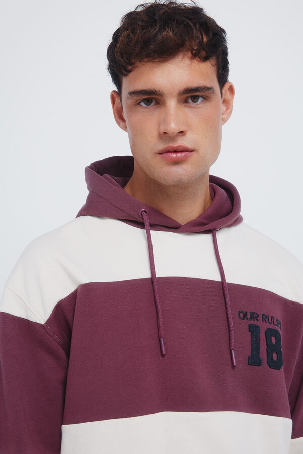 Springfield Sweatshirt hood cuts white