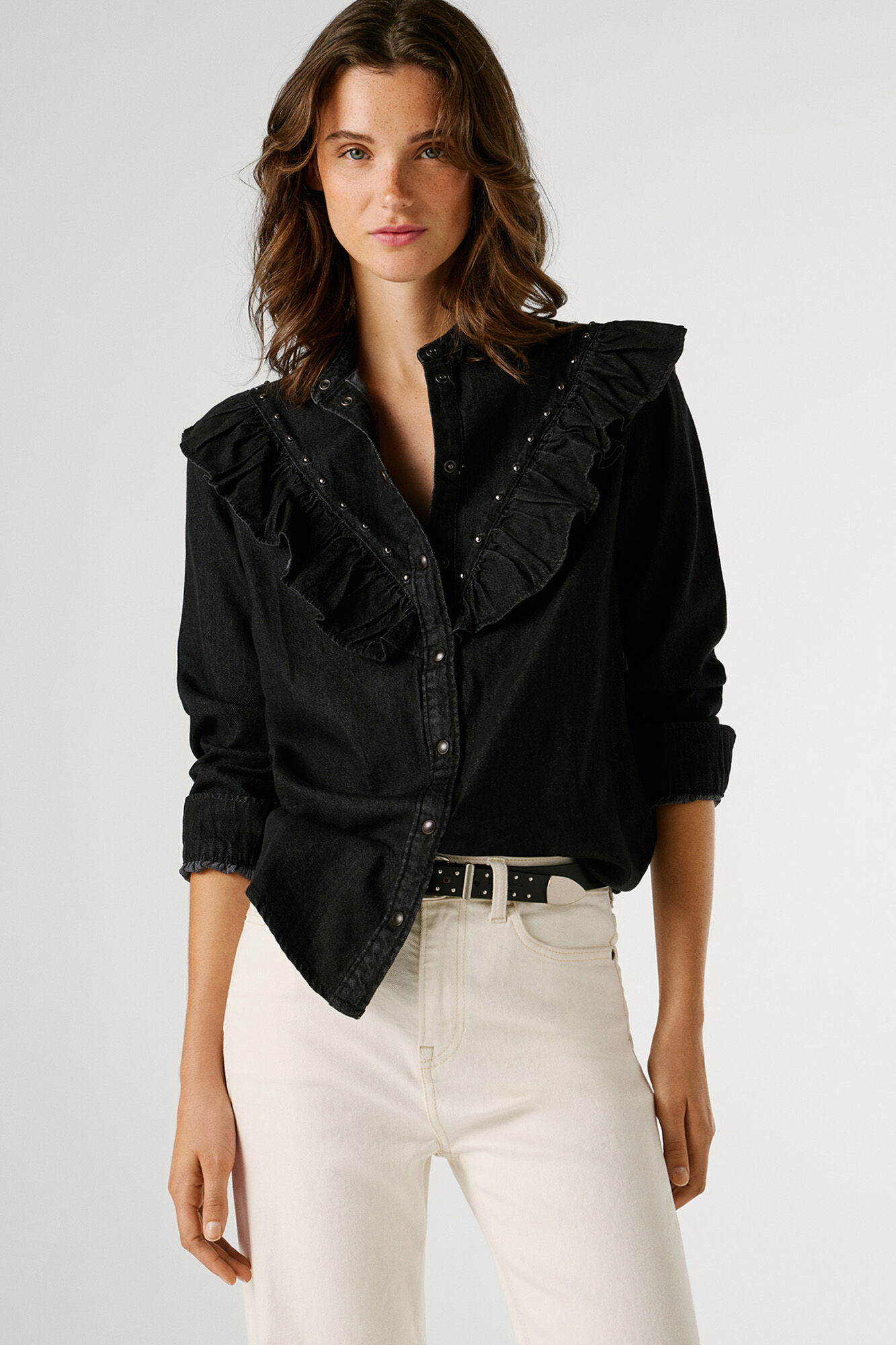 Pepe Jeans Camisa vaquera manga larga