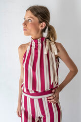 Cul Sac Neckholder-Top zum Binden Wei&szlig;