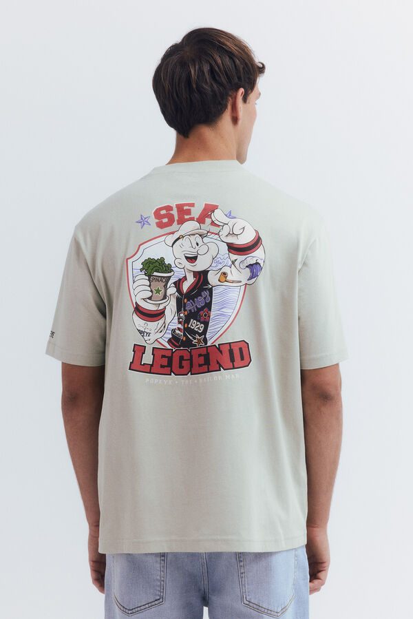 Springfield Popeye T-shirt white