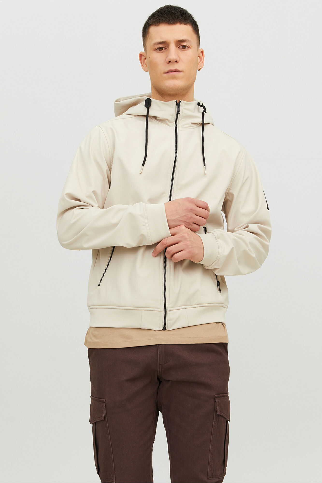 Jack & Jones Softshelljacke mit Kapuze