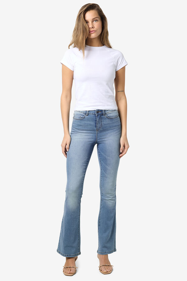 Noisy May Flare Jeans azul