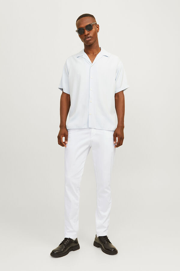 Jack & Jones Slim-Chinohose Wei&szlig;