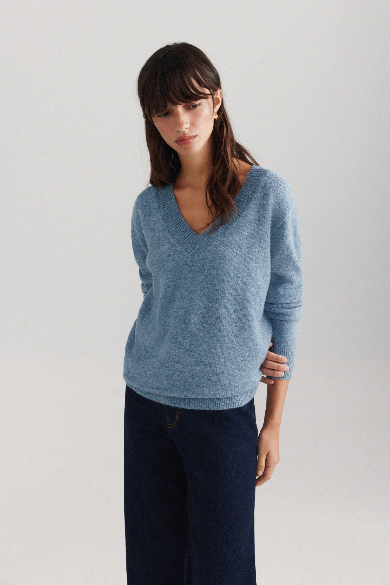 Springfield Oversize V-neck jumper