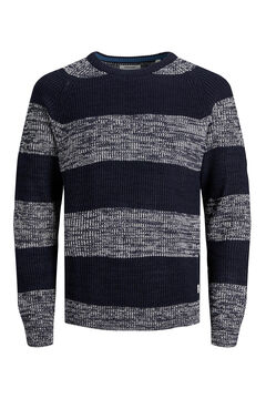 Springfield Striped knit jumper weiß