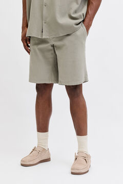 Jack & Jones PLUS Bermuda loose fit algod&oacute;n