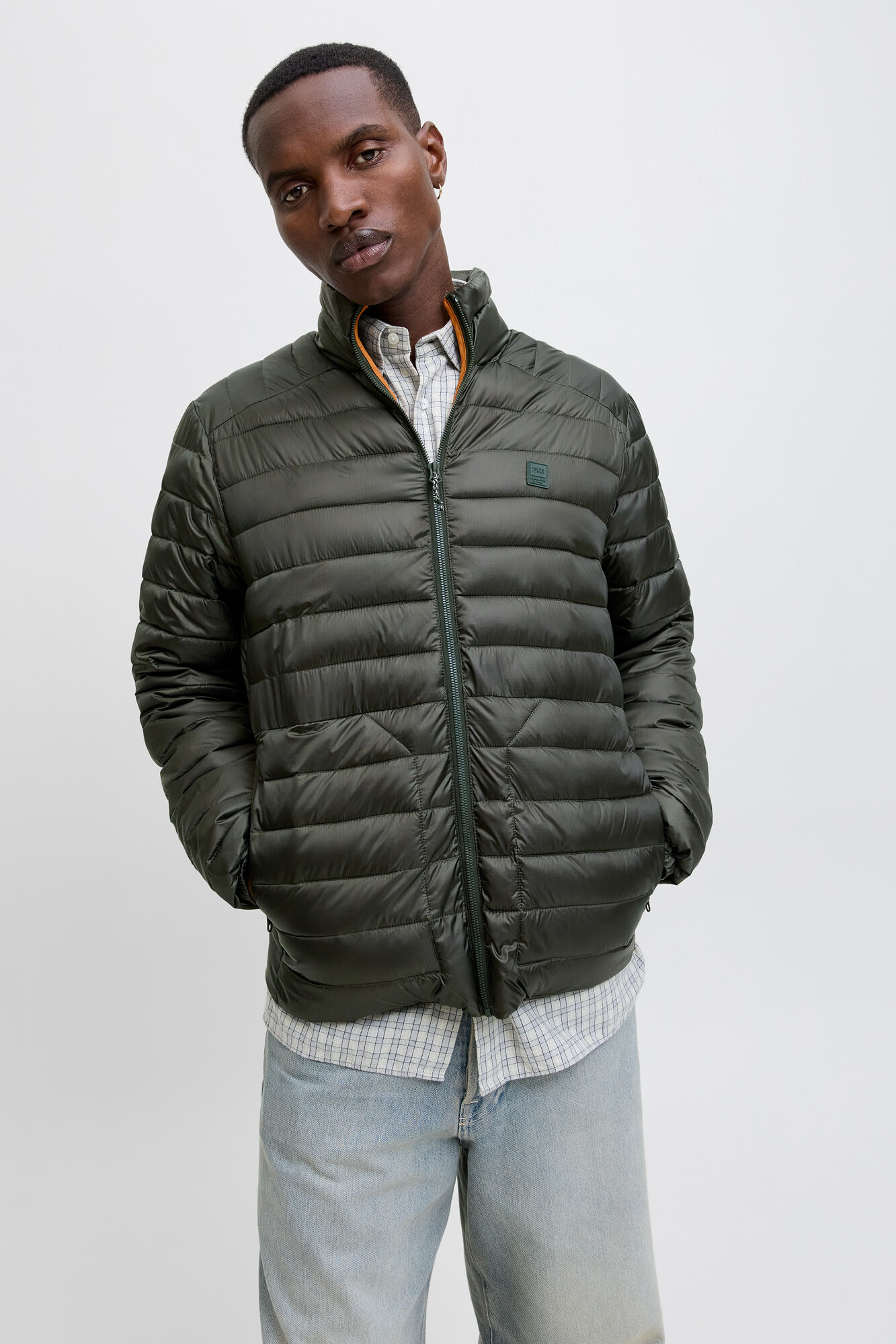 Jack & Jones Blus&atilde;o acolchoada leve