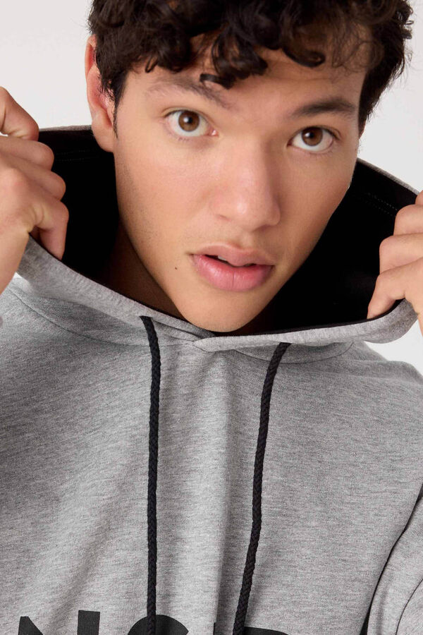 Inside Basic-Sweatshirt Logo Grau