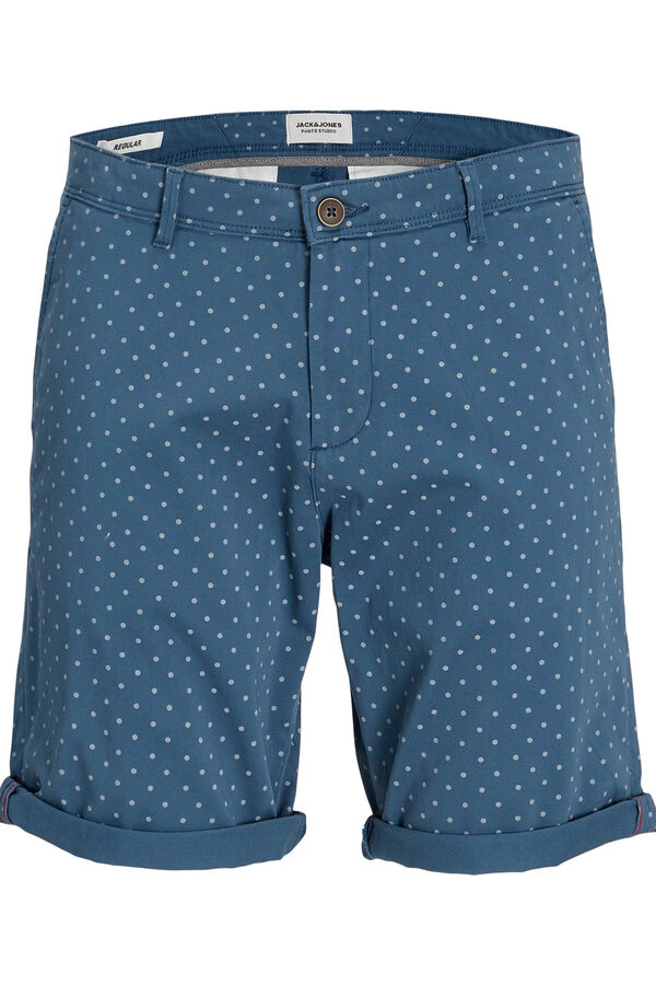 Springfield Pantalón corto chino azul medio