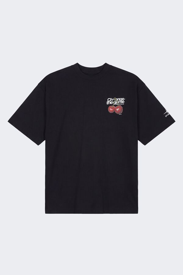 Project X Paris T-shirt oversize estampada preto