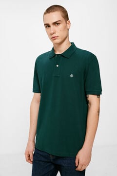 Springfield Klassisches Piqué-Poloshirt green