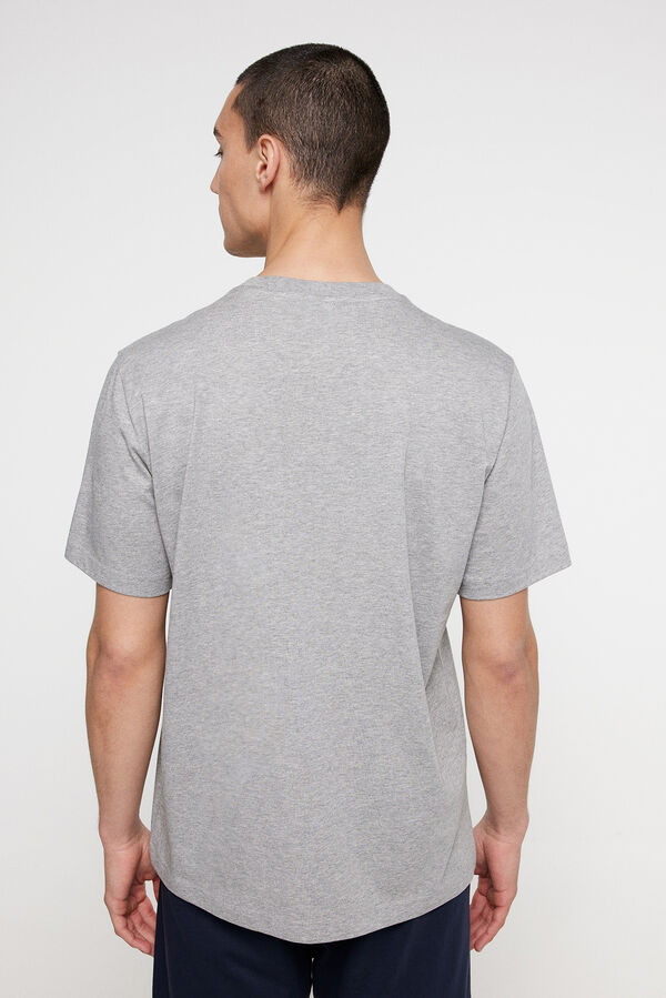 Springfield Camiseta manga corta de hombre gris medio