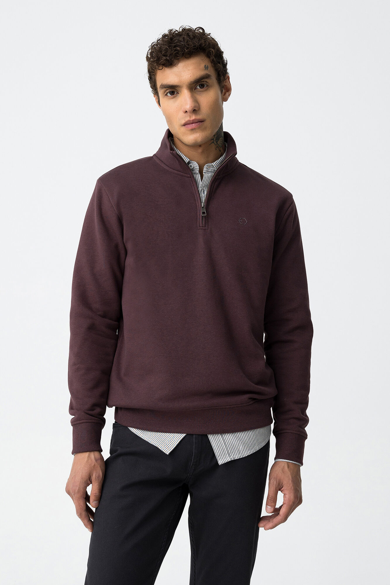 Tiffosi Sweatshirt com fecho-&eacute;clair