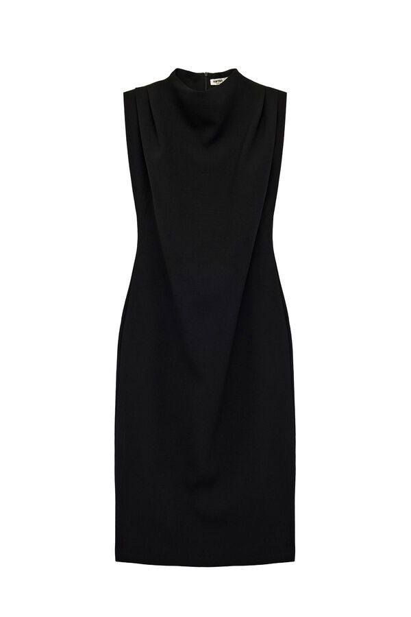 Koton Vestido midi sin mangas negro