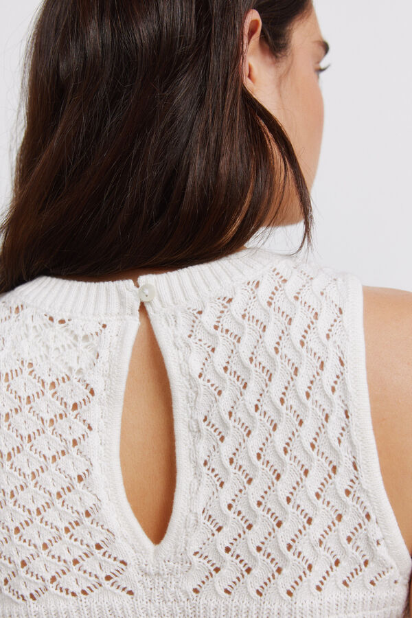 Springfield Pointelle top brown