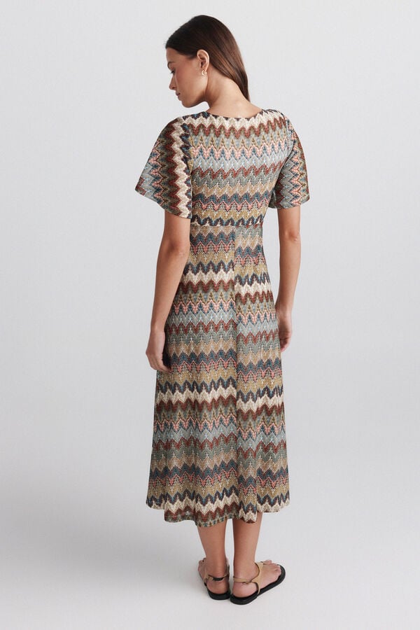 Springfield Robe midi &agrave; imprim&eacute; frise imprim&eacute;