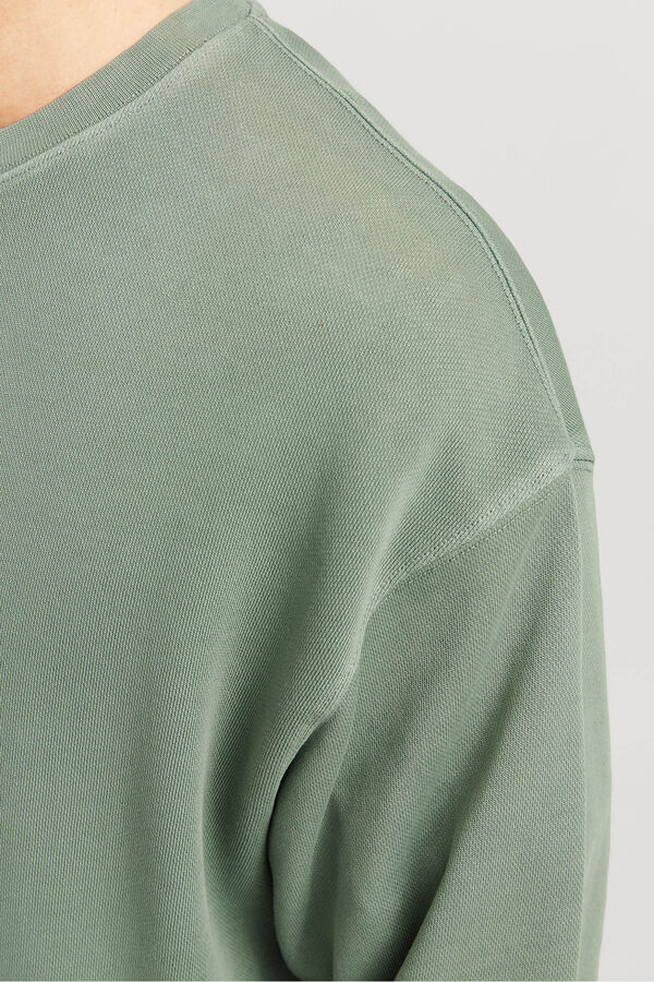 Jack & Jones Sudadera b&aacute;sica loose fit verde