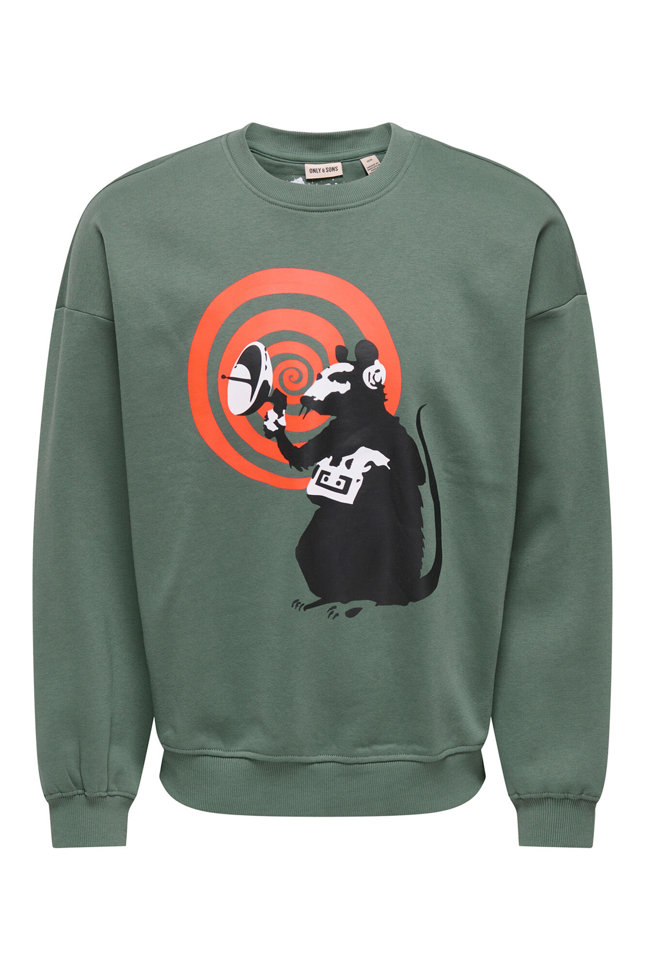 Only & Sons Sudadera cuello redondo Banksy