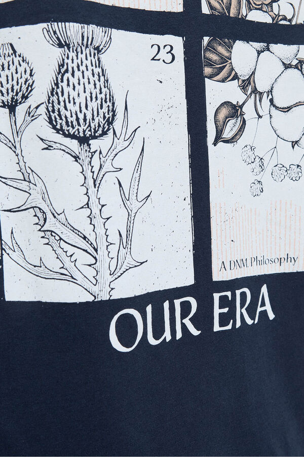 JJ REBEL T-shirt with back print blue