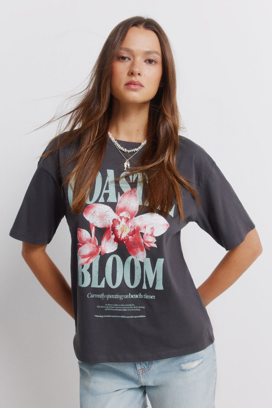 Camiseta manga corta tropical