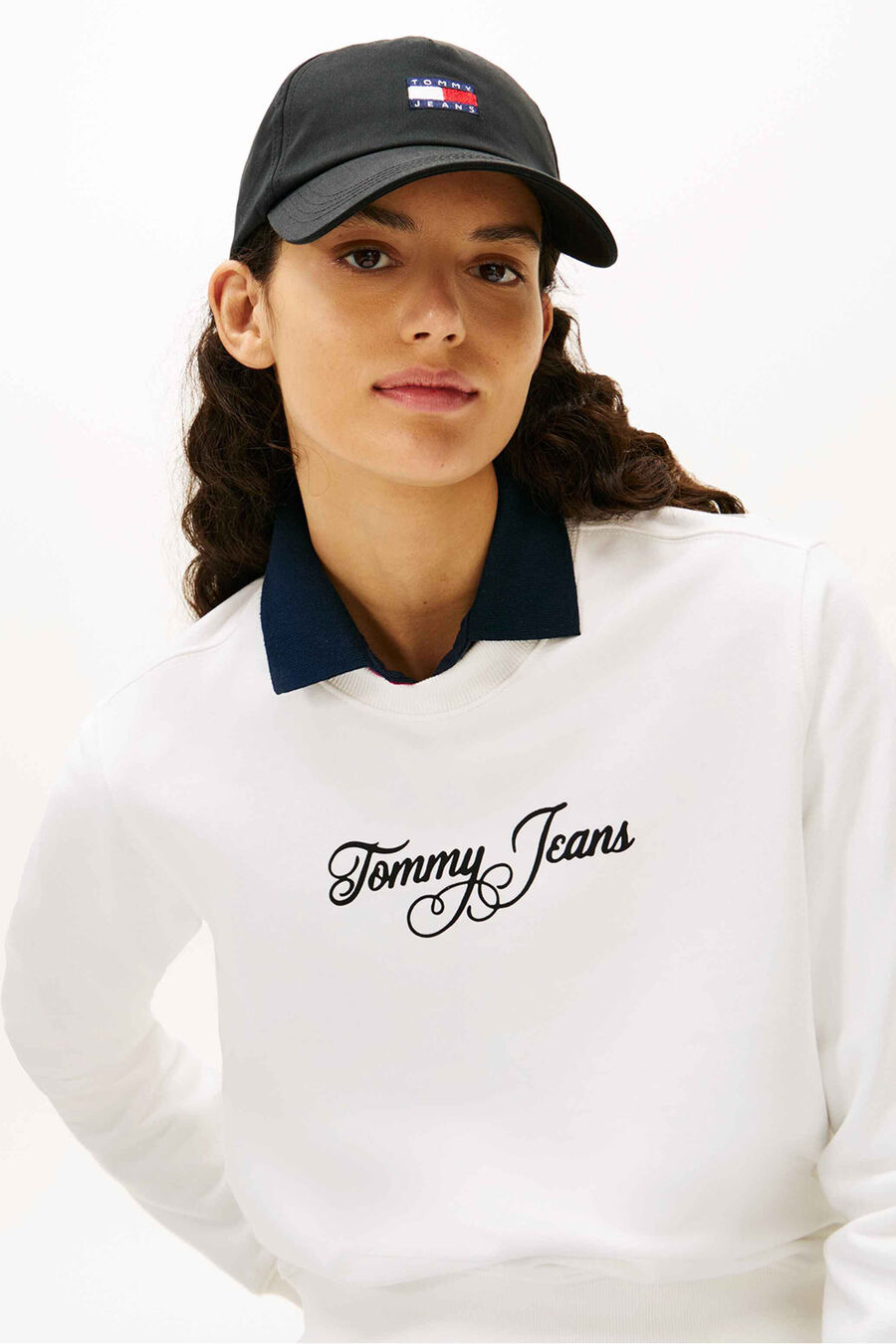 Gorra Tommy Jeans con bandera frontal