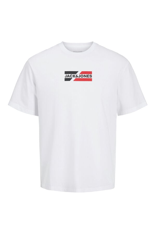 Jack & Jones Camiseta regular fit blanco