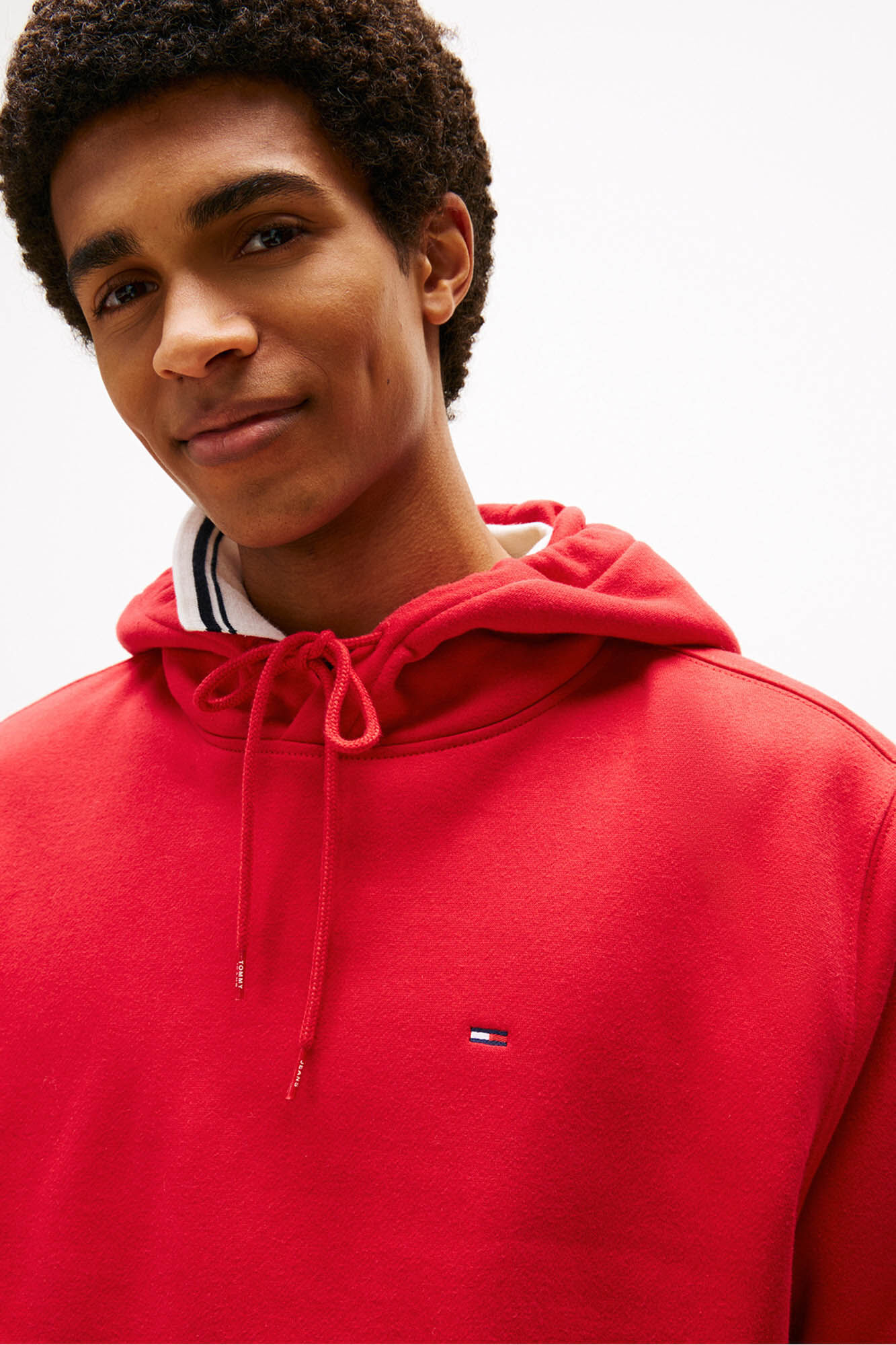 Tommy Jeans Sudadera de hombre con capucha ajustable