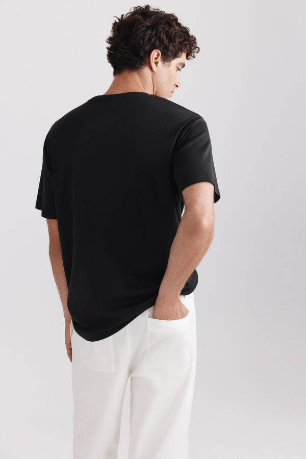 Springfield Textured T-shirt black