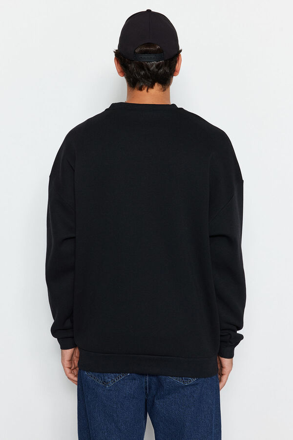Trendyol Sudadera oversize negro
