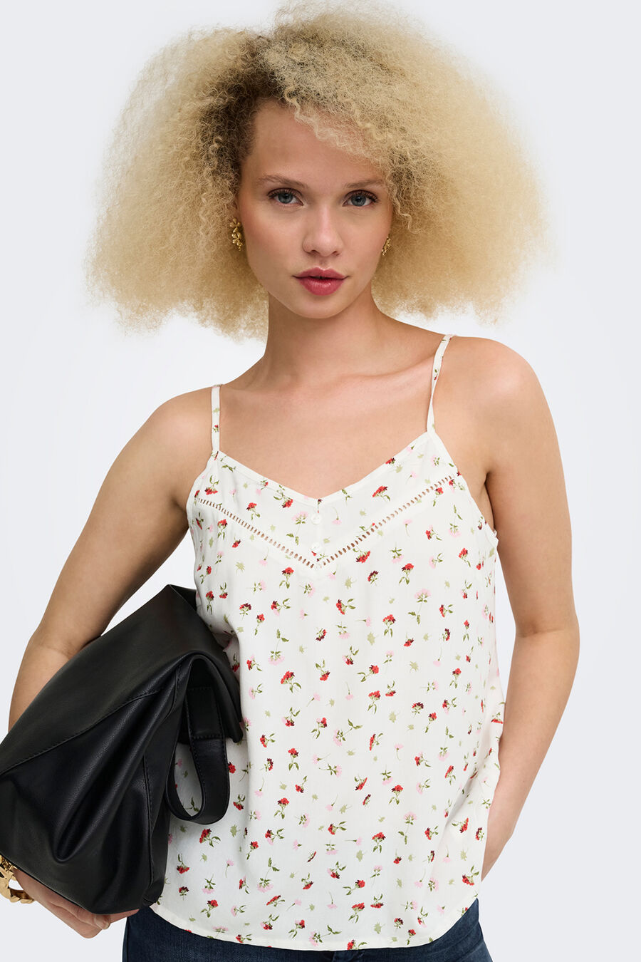 Top estampado floral