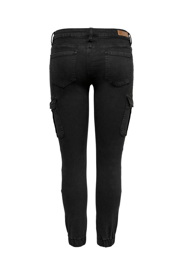 Only Slim fit cargo trousers black