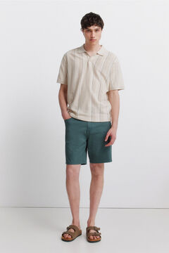 Springfield Lightweight 5-pocket washed regular fit Bermuda shorts