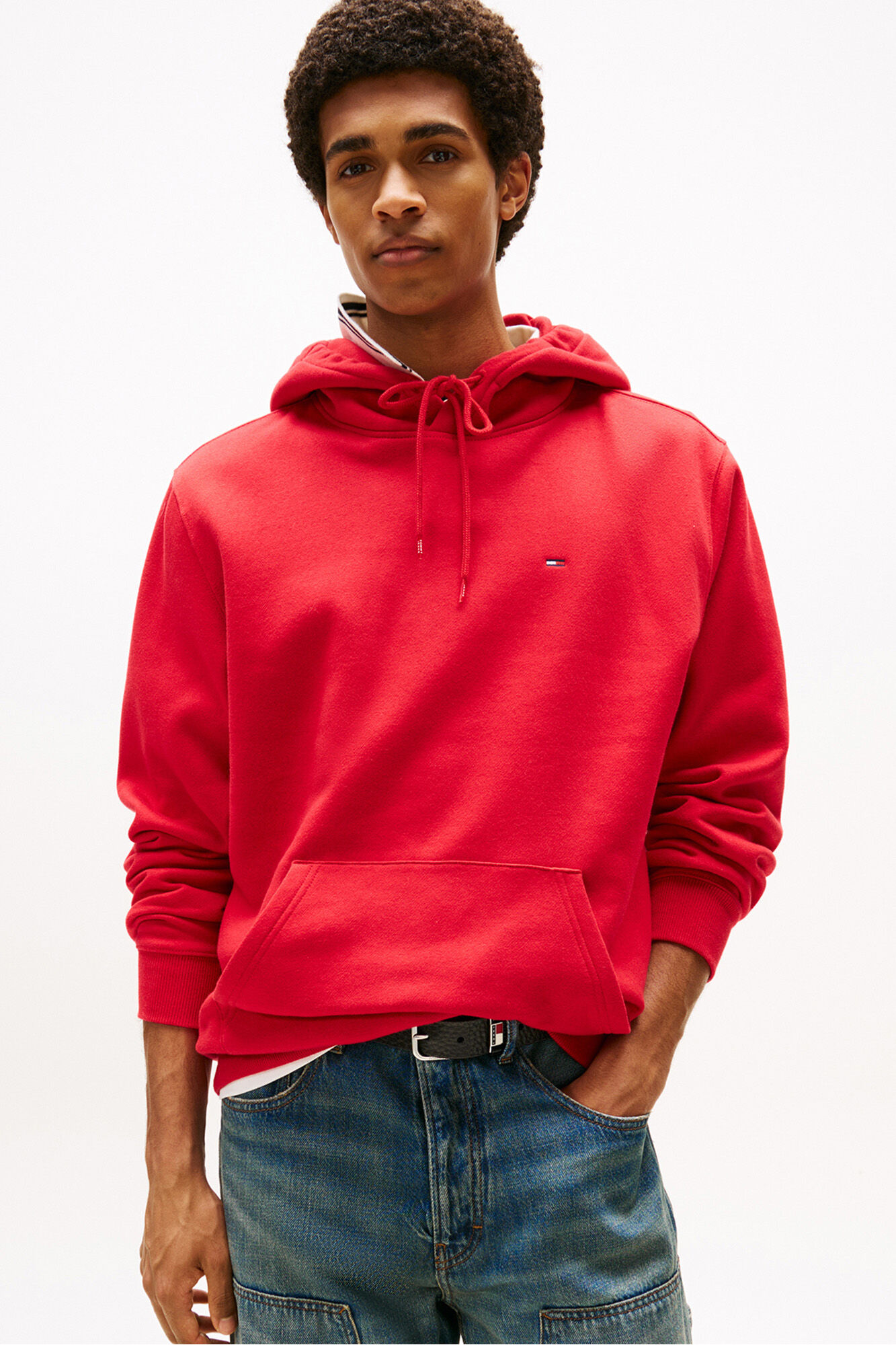 Tommy Jeans Sudadera de hombre con capucha ajustable