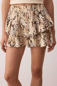 Trendyol Falda corta con volantes