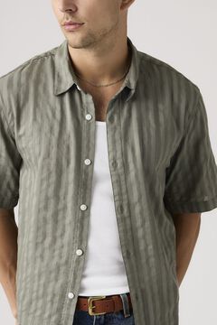 Levi's Camisa crop de manga corta