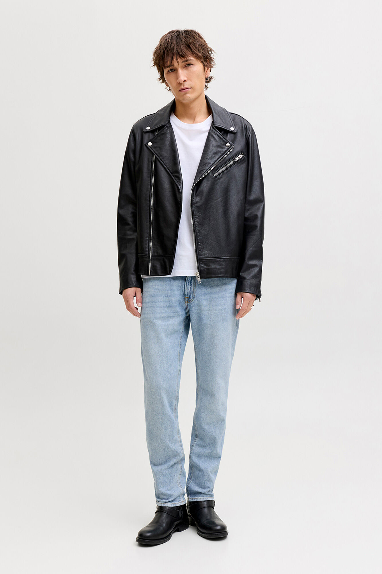 Jack & Jones Jeans regular tiro medio lavado